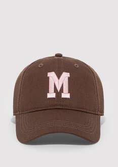 Mavi M Logo Nakışlı Kahverengi Şapka 1912255-83080 