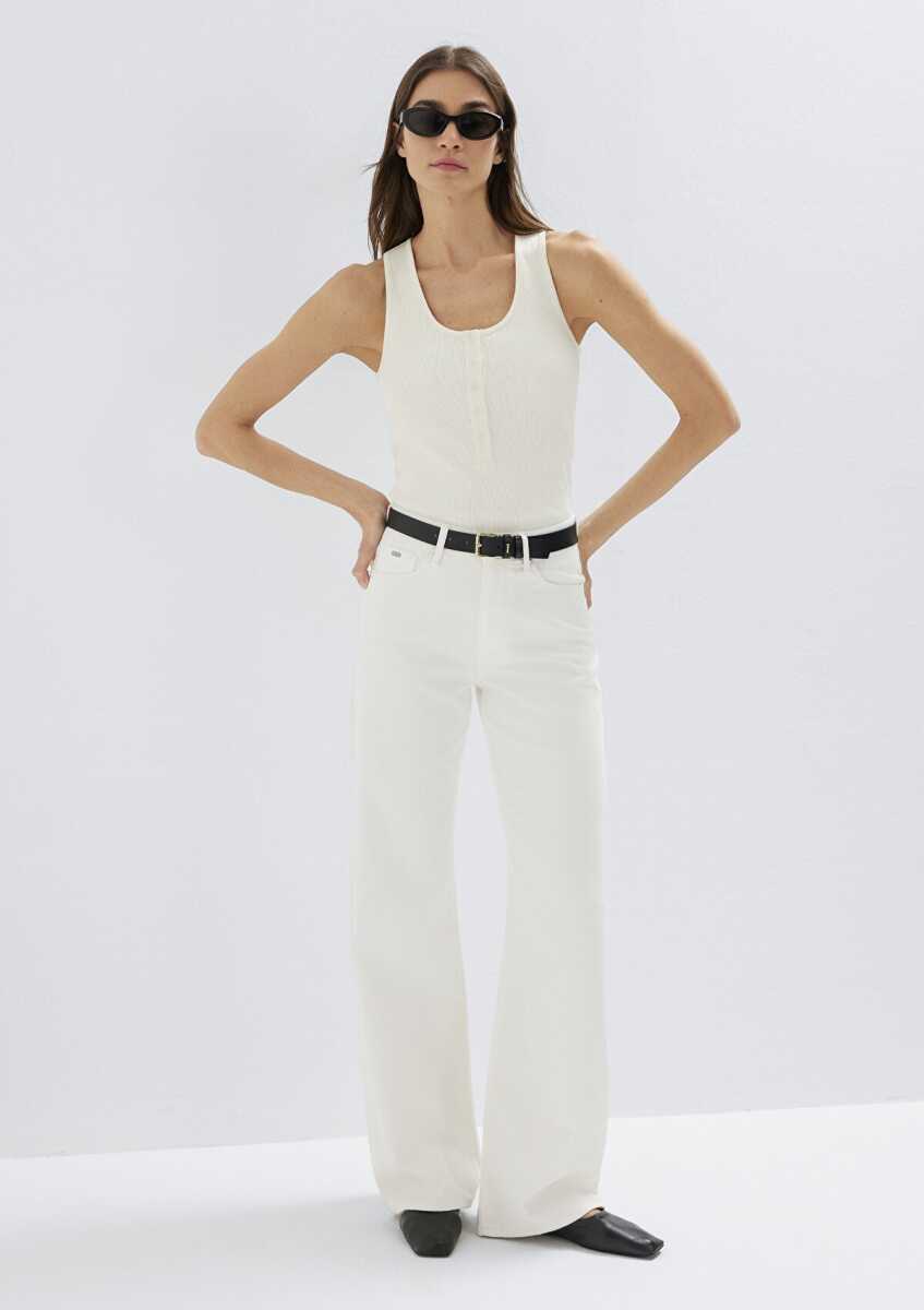 Mavi Malibu Kahverengi GabardinWide Leg Kadın  Pantolon 1010152-A3059