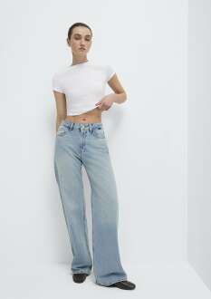 Mavi Malıbu Lt Used Used Wide Leg Yüksek Bel Kadın Jean Pantolon 1010152-A1569 