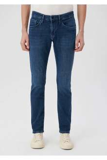 Mavi Marcus Dark Brushed Sporty Erkek Jean 0035182162