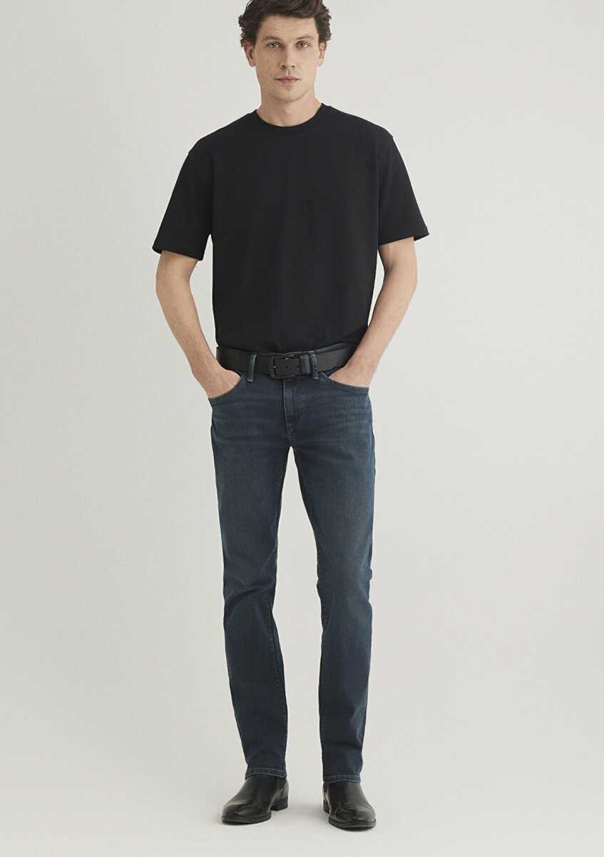 Mavi Marcus Dark Shaded Lux Black Erkek Jean Pantolon 0035189351 - 1