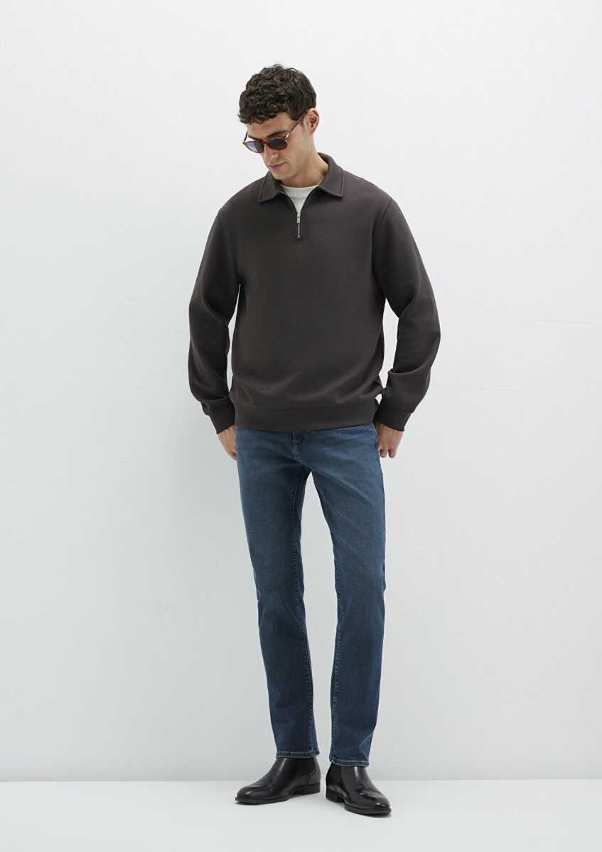 Mavi Marcus Dark Shaded Lux Black Erkek Jean Pantolon 0035189351 - 2