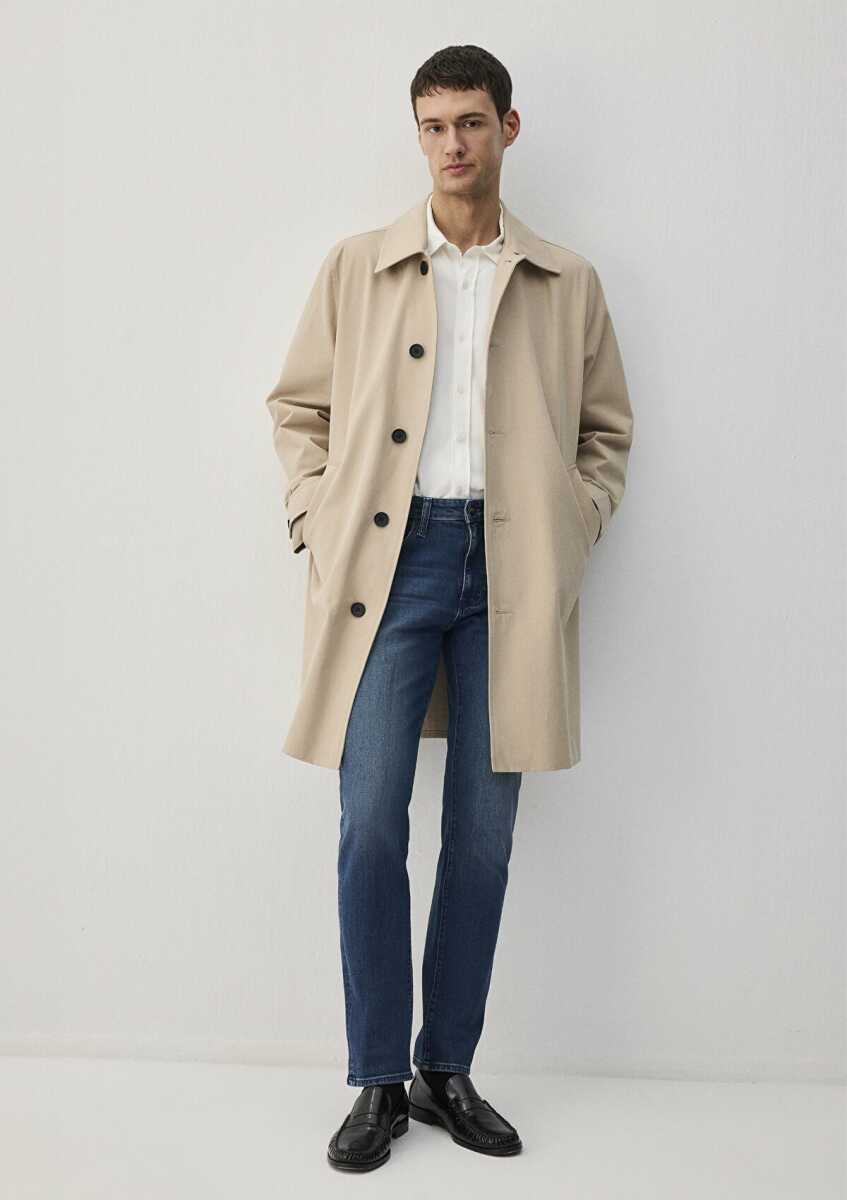 Mavi Marcus Lux Black İndigo Mavisi Slim Straight Normal Bel Daralan Paça Erkek Jean Pantolon 0035189349 - 2