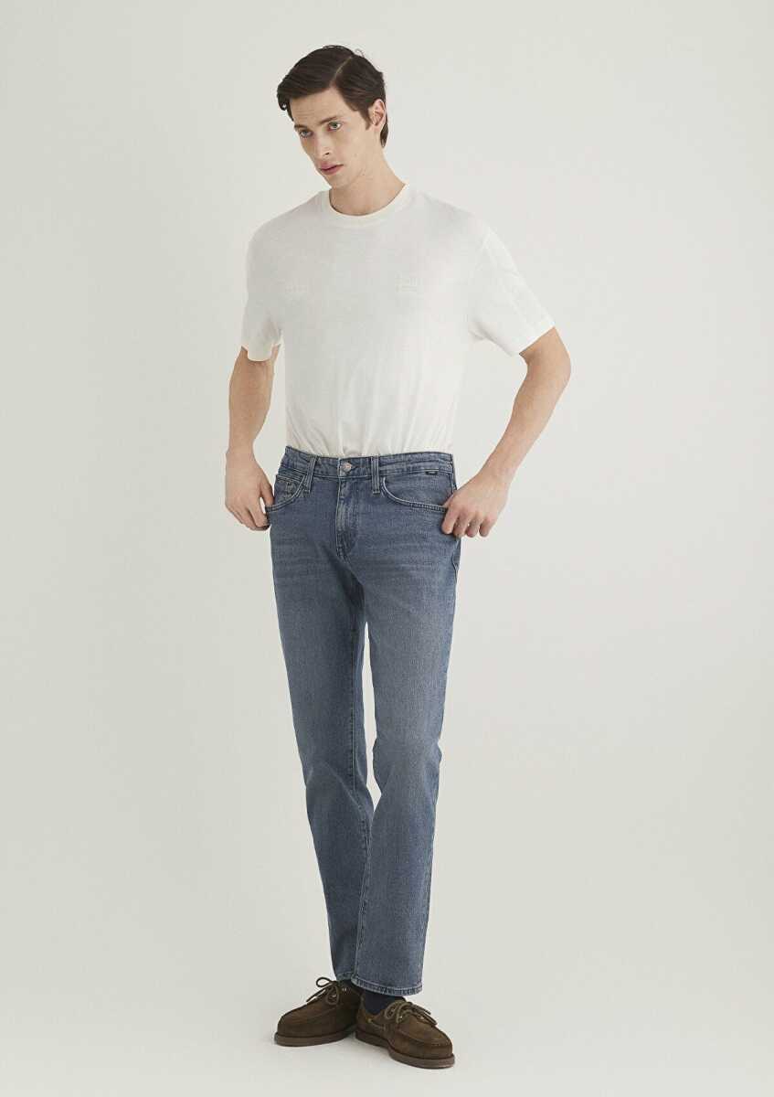 Mavi Marcus Smokey Blue Mavi Premium Erkek Jean Pantolon 0035189282 - 3