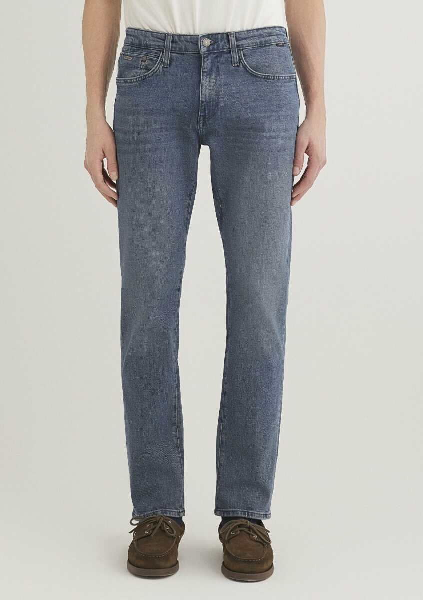 Mavi Marcus Smokey Blue Mavi Premium Erkek Jean Pantolon 0035189282 - 4