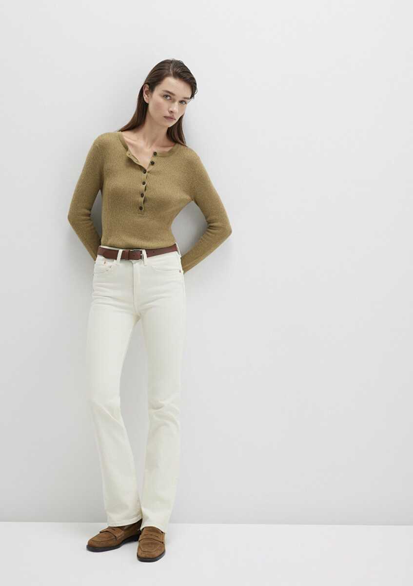 Mavi Maria Real Blue Beyaz Jean Pantolon 101225-84394 - Mavi