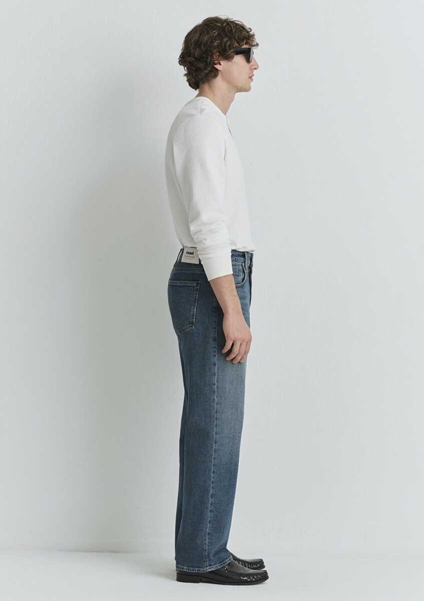 Mavi Marlon Foggy Blue Classic Denim Mavi Erkek Jean Pantolon 0019166-87850 - 5