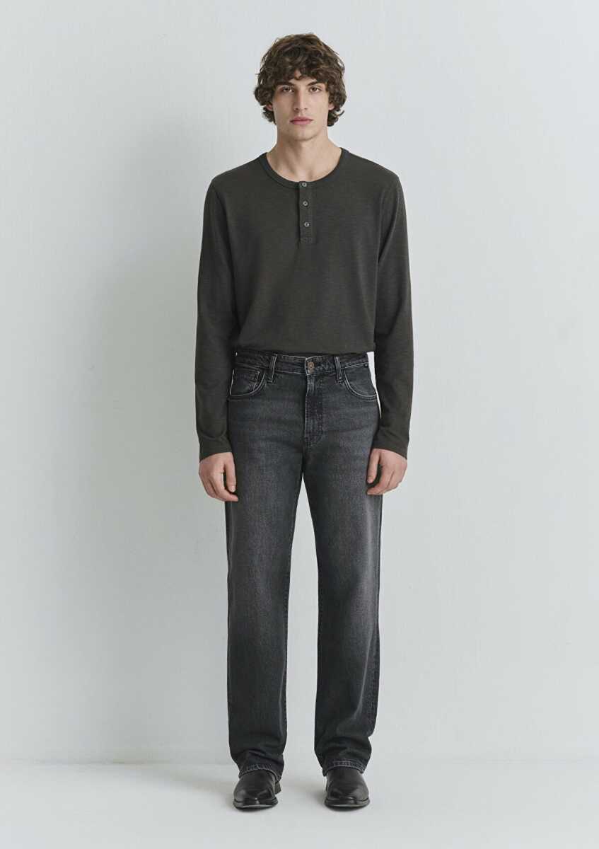 Mavi Marlon Smoke Classic Denim Antrasit Erkek Jean Pantolon 0019166-A3352 - 4