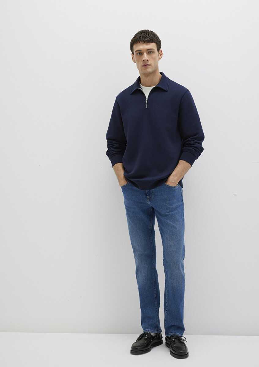 Mavi Martin Mid Used Brushed Mavi Black Erkek Jean Pantolon 0037890660 - 1