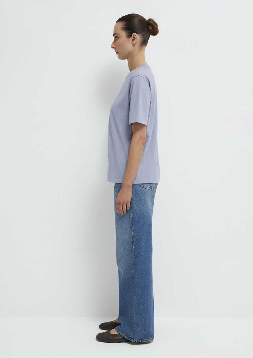 Mavi Mavi Baskılı Mor Kadın Tişört 1613147-81919 - 4