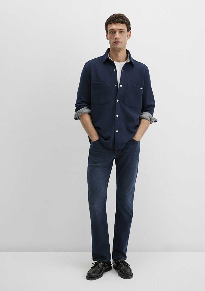 Mavi Mavi Black Lacivert Regular Fit Erkek Gömlek0211771-80872 - Mavi (1)
