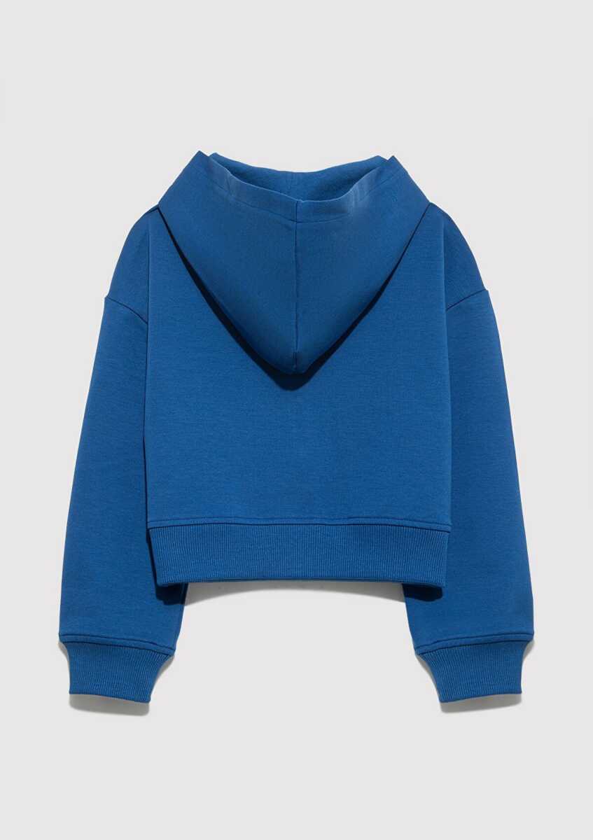 Mavi Mavi Jeans Baskılı Kapüşonlu Mavi Çocuk Sweatshirt 7S10172-70770 - Mavi (1)