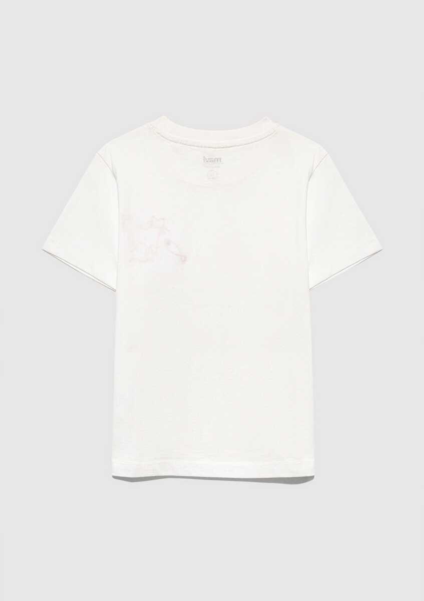 Mavi Mavıterranean Kedi Baskılı Çocuk Tişört 7610380-70057 - Mavi (1)