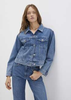 Mavi Megı Mid Mavi Premium Kadın Jean Ceket 1110389-89162 