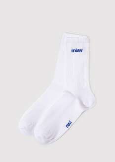 Mavi Mıav Beyaz Soket Erkek Çorap 0911440-620 