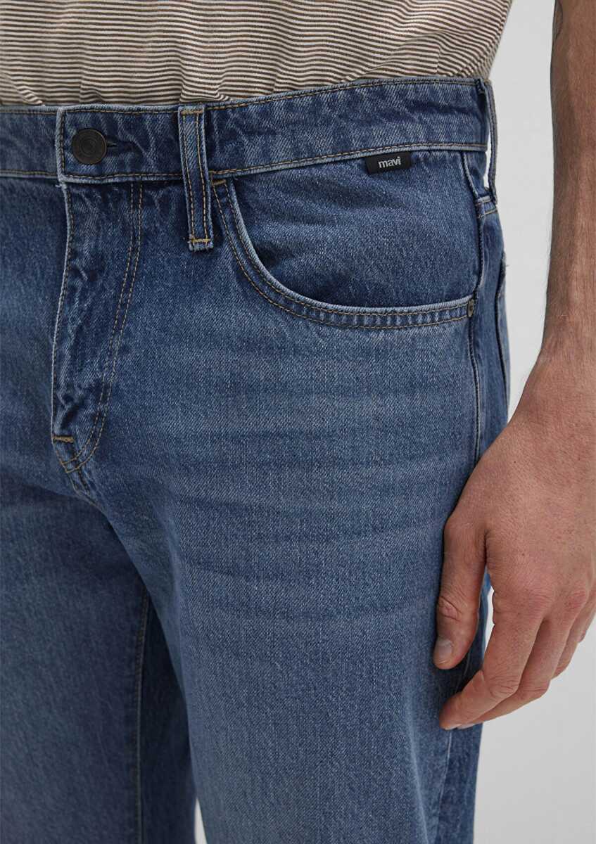 Mavi Mılan Dark Used Street Erkek Jean Pantolon 0081088217 - 5