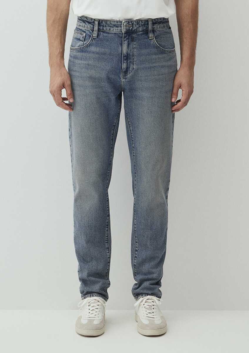 Mavi Milan Mavi Edition Puslu Indigo Mavi Trapet Fit Erkek Jean Pantolon 0081089400 - 4