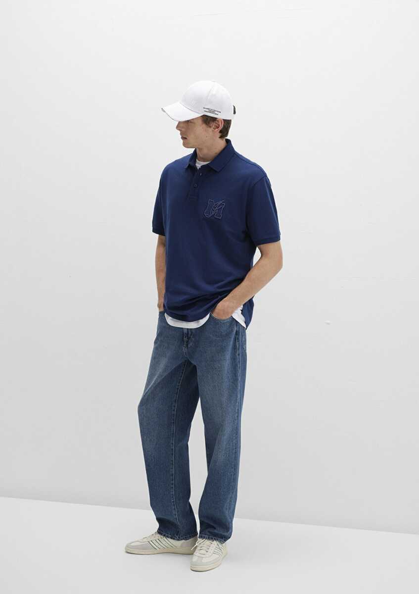 Mavi Mitte Street Puslu Indigo Mavisi Loose Normal BelGeniş Paça Erkek Jean Pantolon 0010101-90629 - 2