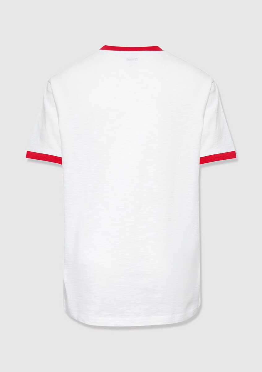 Mavi MJ Baskılı Ekru Loose Fit Erkek Tişört 0613323-70057 - 3