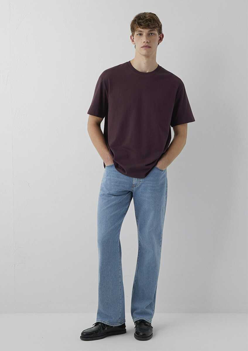 Mavi Mor Basic Loose Fit Erkek Tişört 066249-70223 - 2