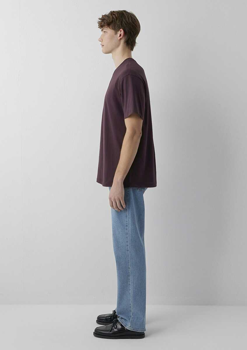 Mavi Mor Basic Loose Fit Erkek Tişört 066249-70223 - 4