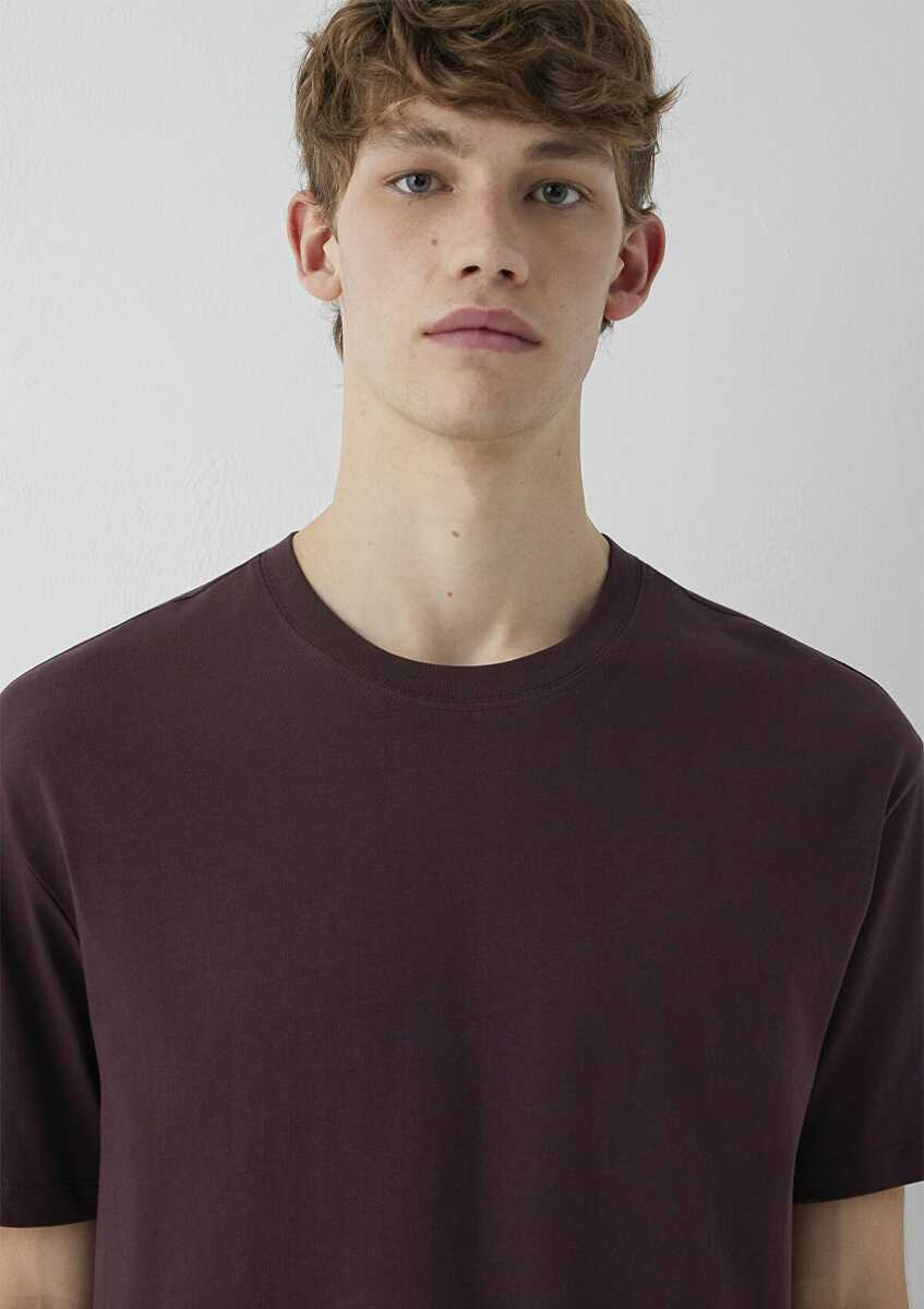 Mavi Mor Basic Loose Fit Erkek Tişört 066249-70223 - 6