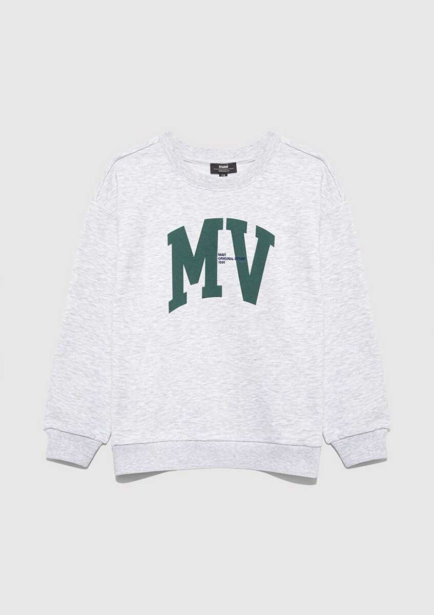 Mavi Mv Logo Baskılı Çocuk Sweat 6S10054-88467 - 1
