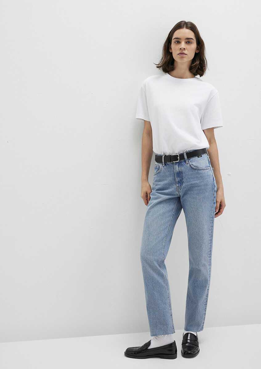 Mavi New York Real Blue Açık Mavi Straight Düz Paça Kadın Jean Pantolon 101441-90523 - 1