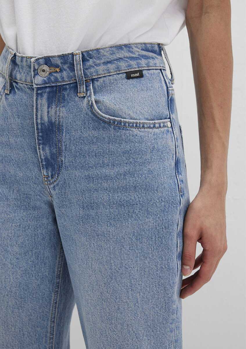 Mavi New York Real Blue Açık Mavi Straight Düz Paça Kadın Jean Pantolon 101441-90523 - 5