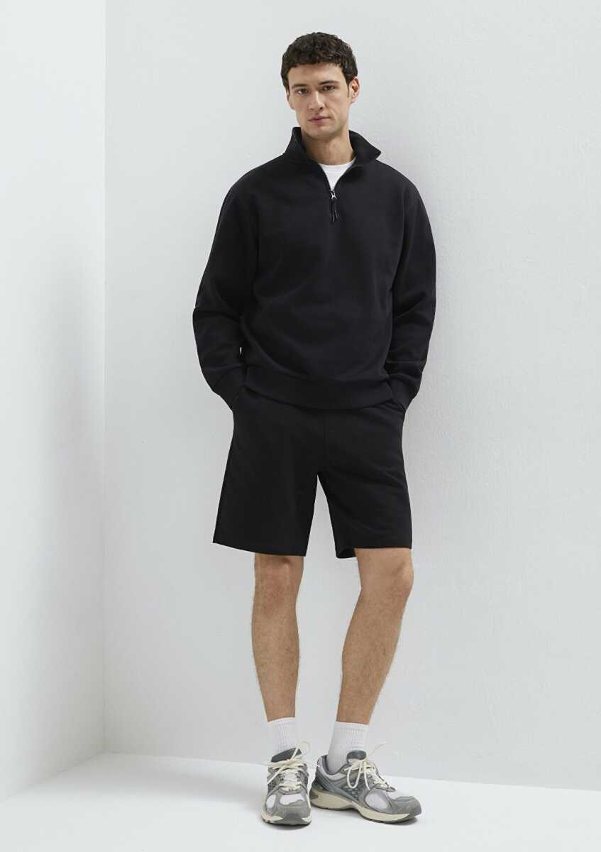 Mavi Örme Siyah Erkek Şort 066935-900 (1)