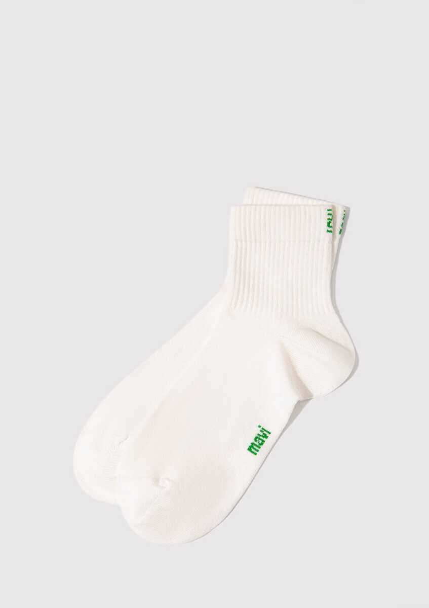 Mavi Patik Beyaz Erkek Çorap 0911605-622