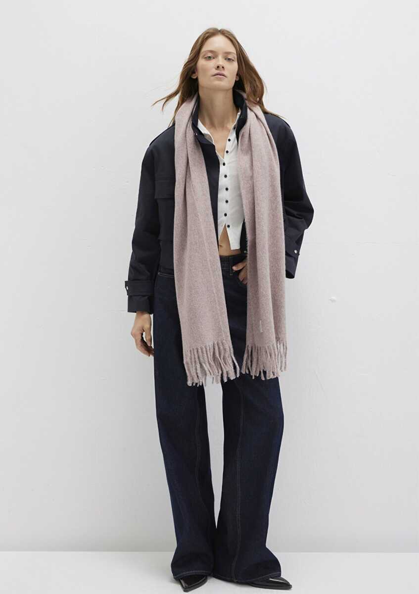 Mavi Pembe Kadın Atkı 198940-34526 - Mavi