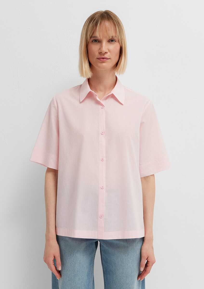 Mavi Pembe Loose Fit Kadın Gömlek 1211615-87110 - 3