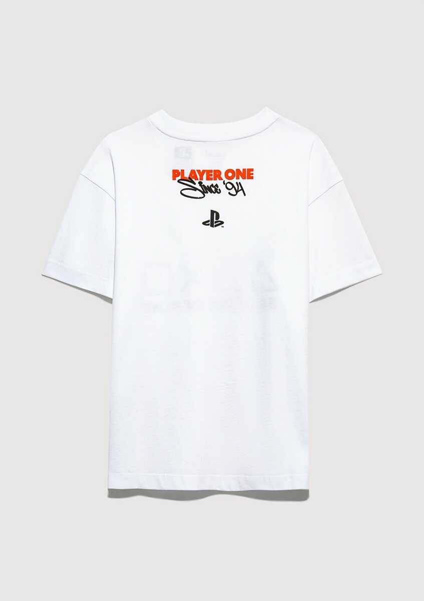 Mavi Playsyayıon 30 Years Of Play Baskılı Loose Fit Çocuk Tişört 6610423-620 - 3