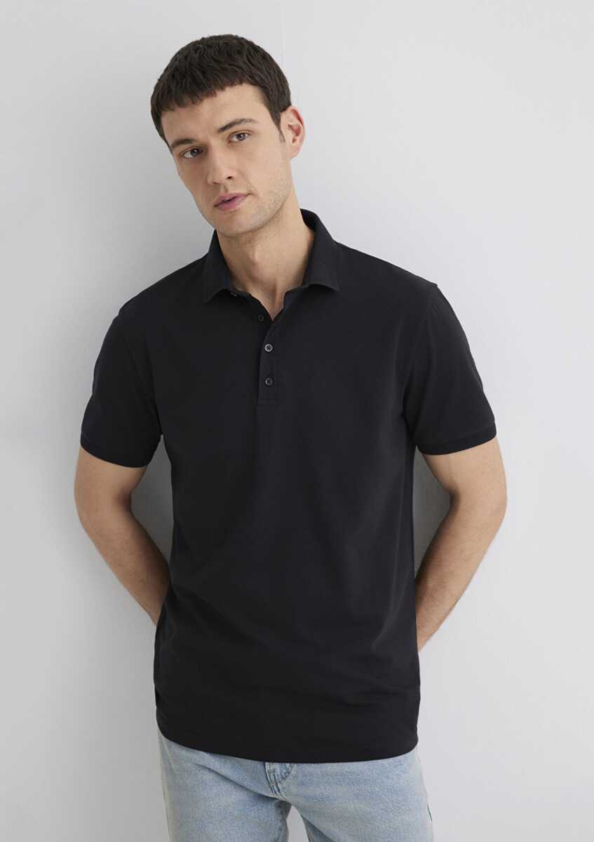 Mavi Polo Siyah Erkek Tişört 0612011-900