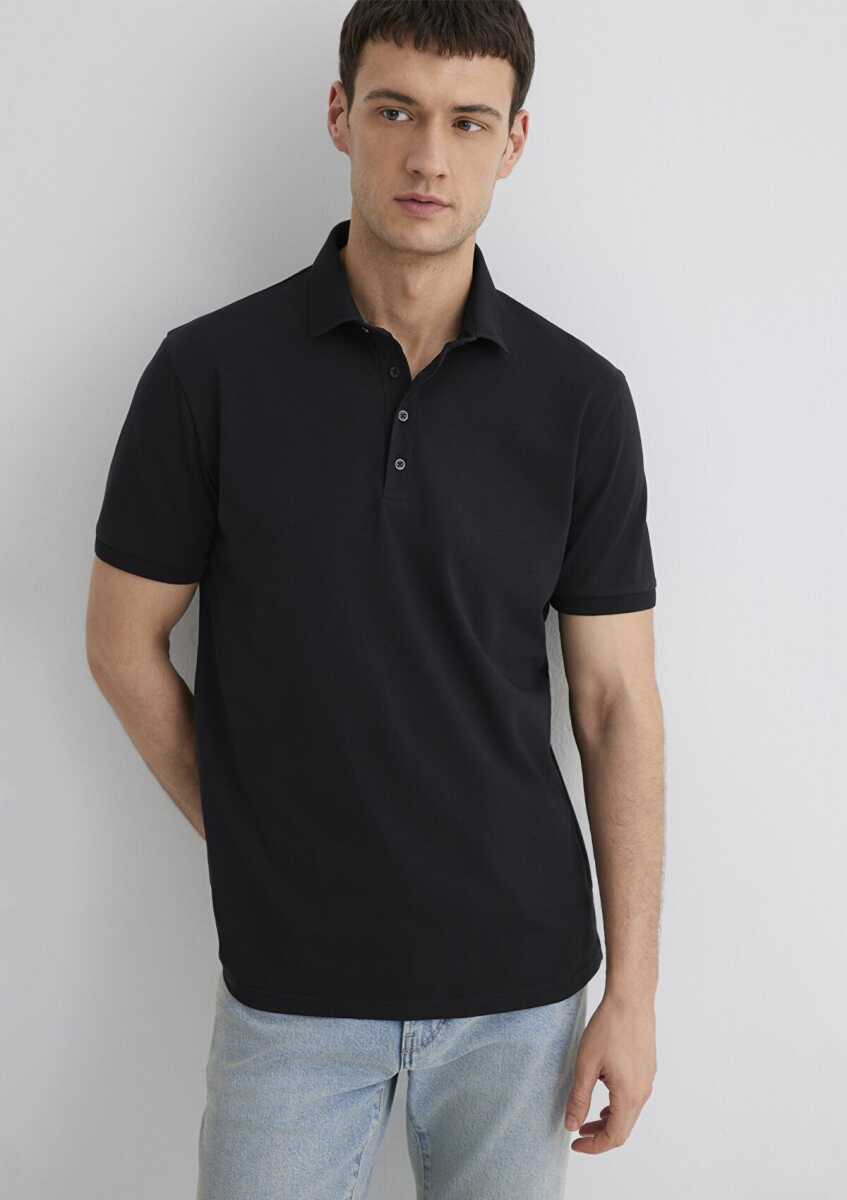 Mavi Polo Siyah Erkek Tişört 0612011-900 (1)
