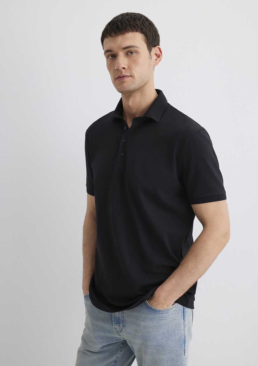 Mavi Polo Siyah Erkek Tişört 0612011-900 - 3