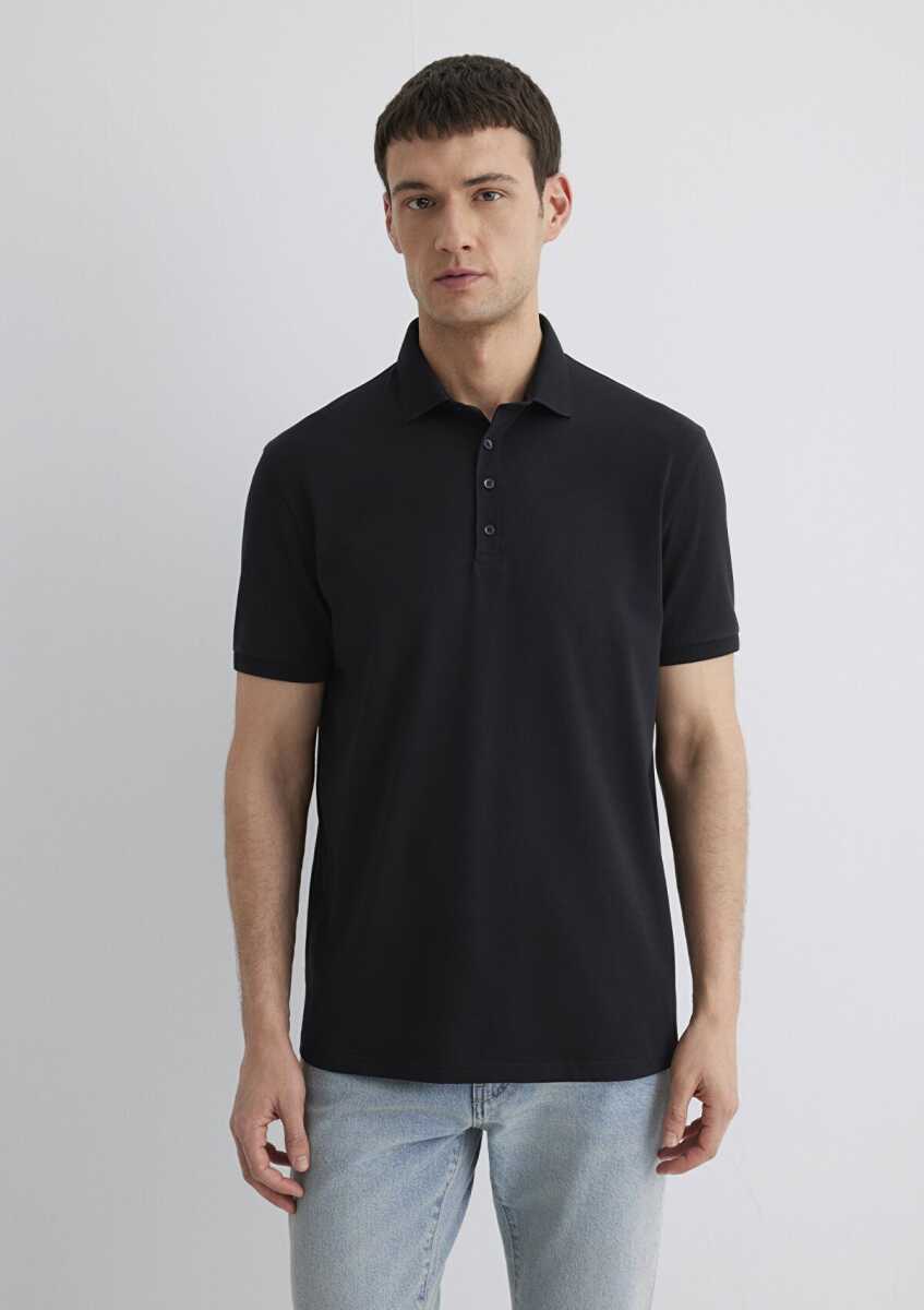 Mavi Polo Siyah Erkek Tişört 0612011-900 - 4