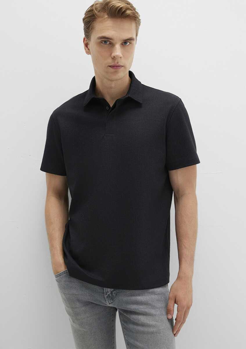 Mavi Polo Siyah Erkek Tişört 0612869-900 - 2