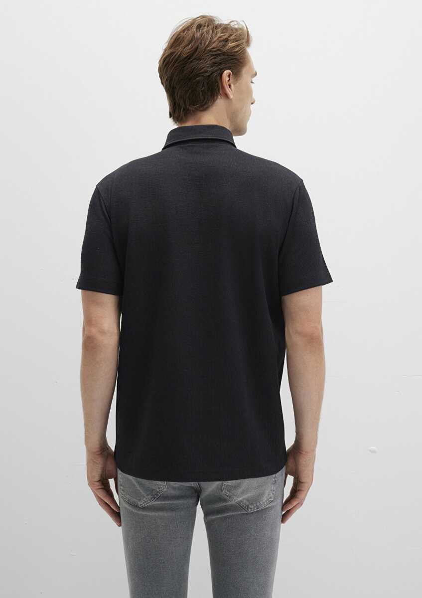 Mavi Polo Siyah Erkek Tişört 0612869-900 - 4