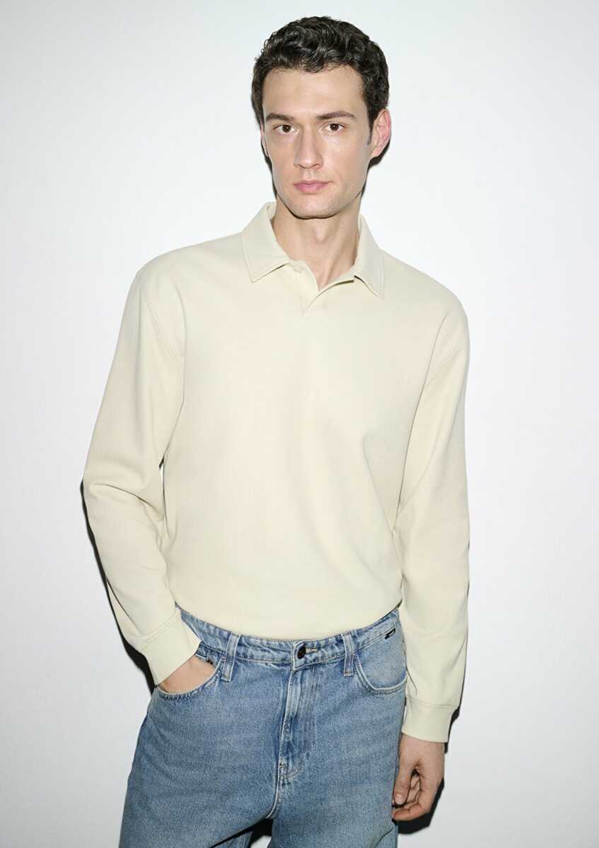 Mavi Polo Yaka Erkek Sweat 0S10576-70325 - Mavi