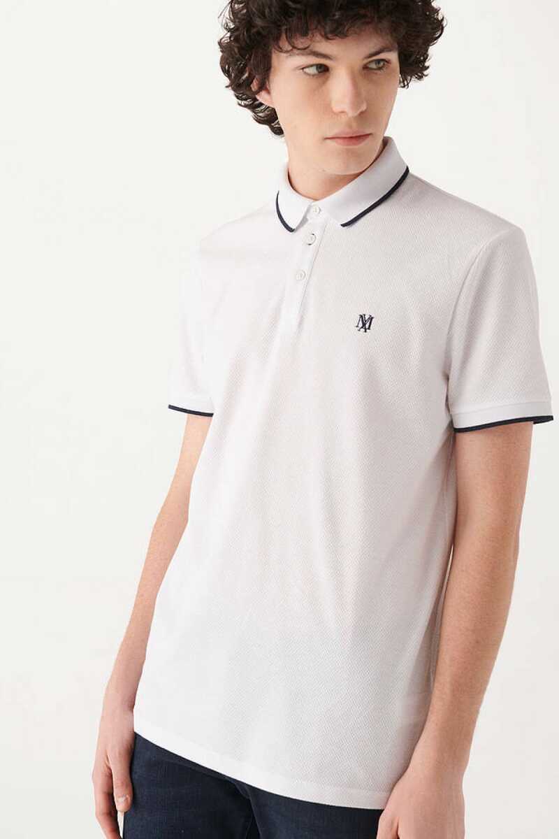 Mavi Polo Yaka Erkek Tişört 066039-620 - 4