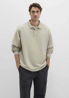 Mavi Polo Yaka Loose Fit Erkek Sweat 0S10323-70146 