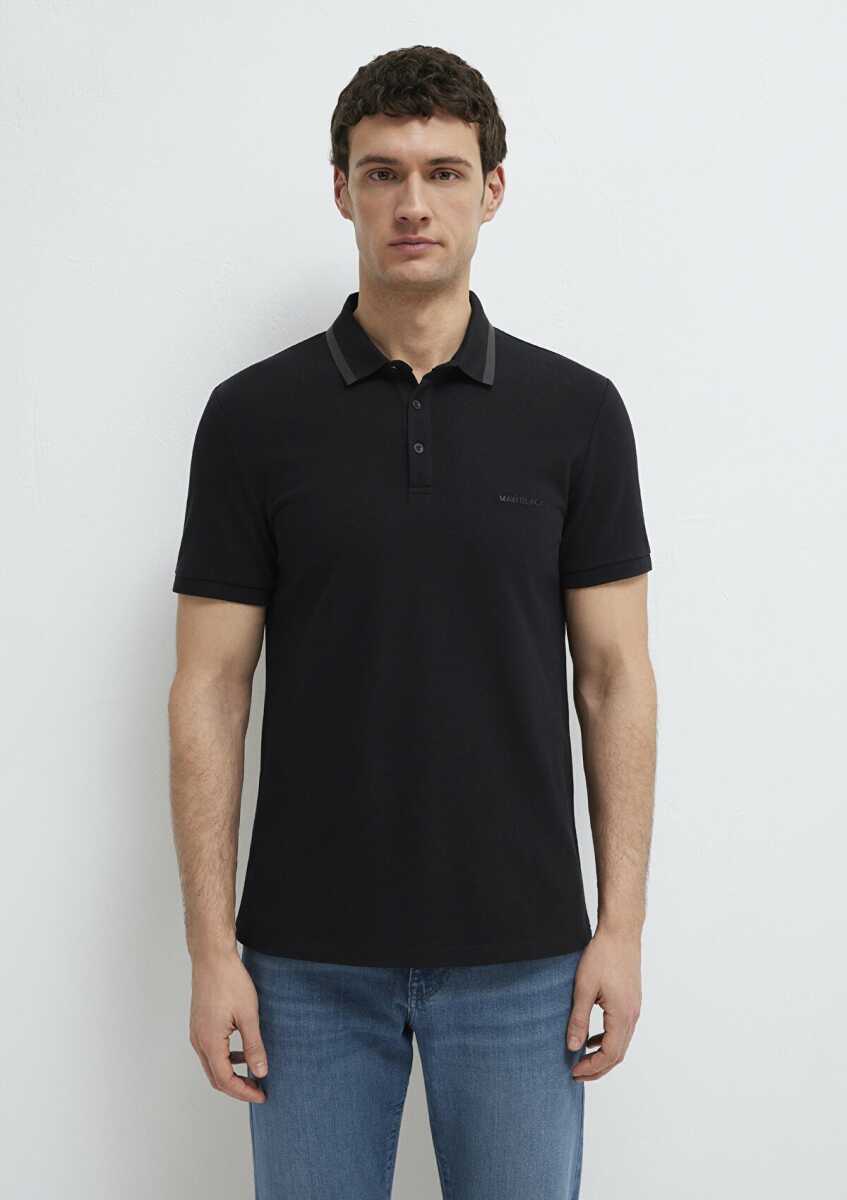 Mavi Polo Yaka Siyah Erkek Tişört 0611829-900 - 4