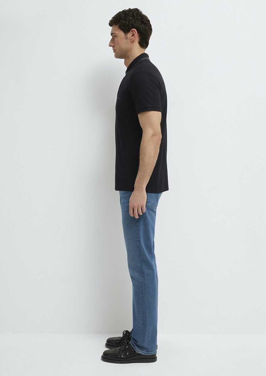 Mavi Polo Yaka Siyah Erkek Tişört 0611829-900 - 5