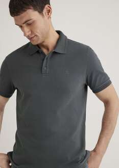 Mavi Yeşil Erkek Polo Tişört 064946-71598 