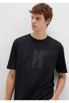 Mavi Pro Logo Basklı Erkek Tişört 067034-900 