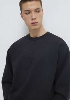 Mavi Pro Siyah Loose Fit Erkek Sweatshirt 0S10596-900