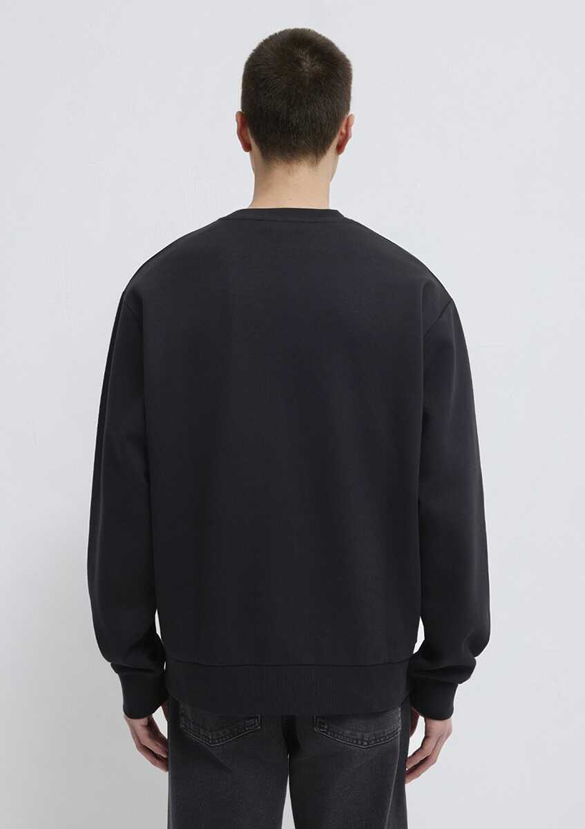 Mavi Pro Siyah Loose Fit Erkek Sweatshirt 0S10596-900 - 6