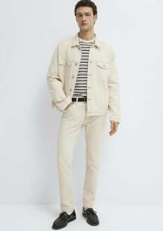 Mavi Ray Classic Denim Ekru Oversize Jean Ceket 0110273-A1707